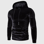 Tyler - Men's Hooded Velour Pullover
