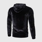 Tyler - Men's Hooded Velour Pullover