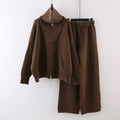 Vera - Women's Knit Zip-Up Two-Piece Set