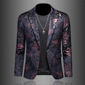 Wesley - Men's Floral Jacquard Blazer