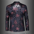 Wesley - Men's Floral Jacquard Blazer