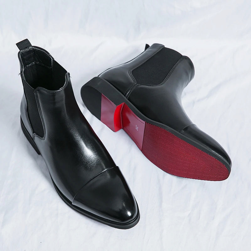 Xavier - Men's Signature Leather Chelsea Boots