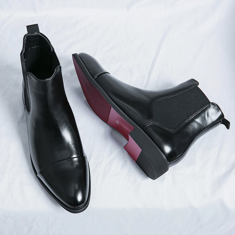 Xavier - Men's Signature Leather Chelsea Boots