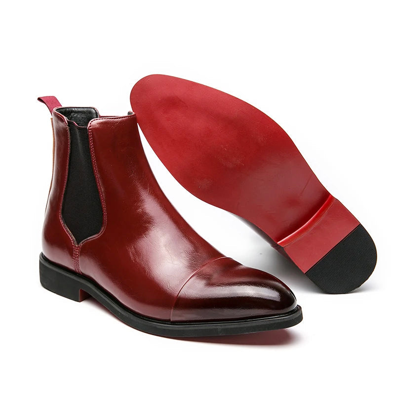 Xavier - Men's Signature Leather Chelsea Boots
