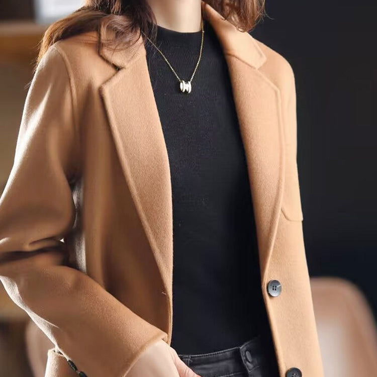 Zoey - Women's Tailored Notch Lapel Wool Blend Blazer