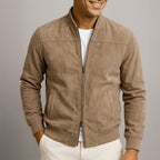 Aldrich - Men's Suede-Textured Zip Jacket