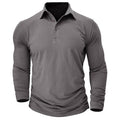 Arthur - Men's Long-Sleeve Polo with Buttoned Collar