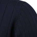 Benedict - Men's Ribbed Quarter-Zip Mock-Neck Pullover