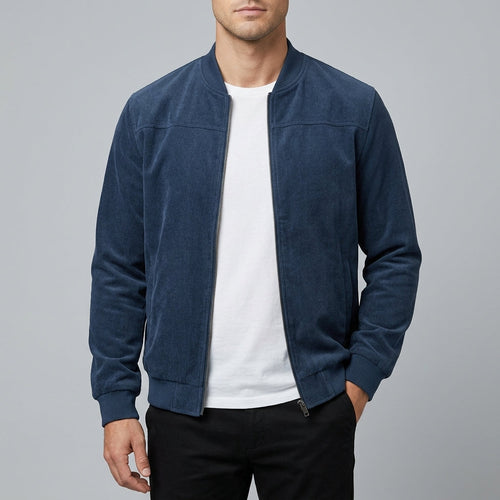 Benedict - Men's Zip-Front Bomber Jacket