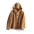 Camille - Women's Button-Front Hooded Jacket