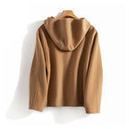 Camille - Women's Button-Front Hooded Jacket