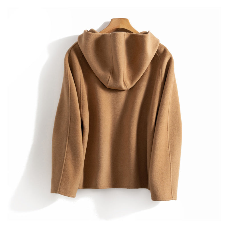 Camille - Women's Button-Front Hooded Jacket