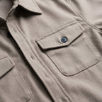 Casper - Men's Button-Front Overshirt with Chest Pockets