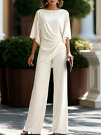 Charlene - Women's Relaxed-Fit Wide-Leg Two-Piece Set 3