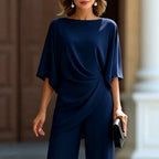 Charlene - Women's Relaxed-Fit Wide-Leg Two-Piece Set 6