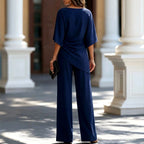 Charlene - Women's Relaxed-Fit Wide-Leg Two-Piece Set 8