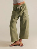 Cora - Women's Cargo Pants with Oversized Patch Pockets