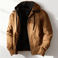 Corwin - Men's Hooded Zip Jacket with Fleece Lining