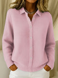 Dahlia - Women's Ribbed Button-Up Cardigan