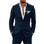 Domenick - Men's Long Sleeve Slim Fit Two-Piece Set 3