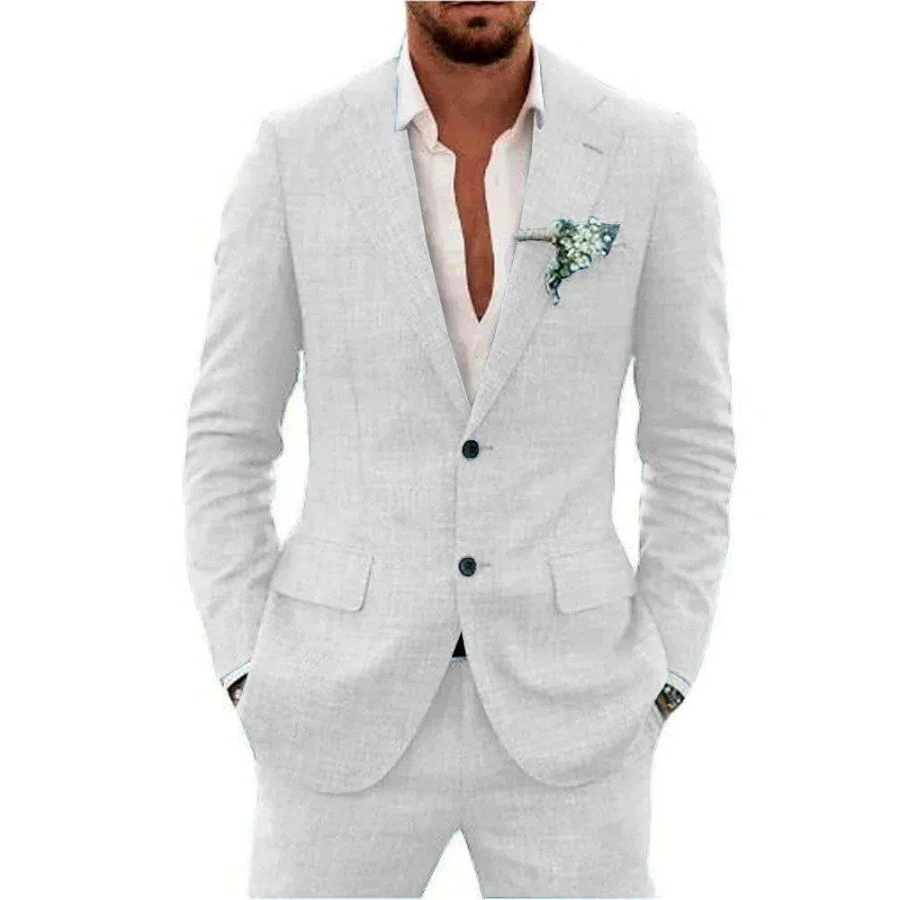 Domenick - Men's Long Sleeve Slim Fit Two-Piece Set 4