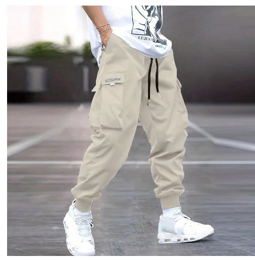 Dorian - Men's Cargo Joggers with Tapered Cuffs and Multi-Pocket Design