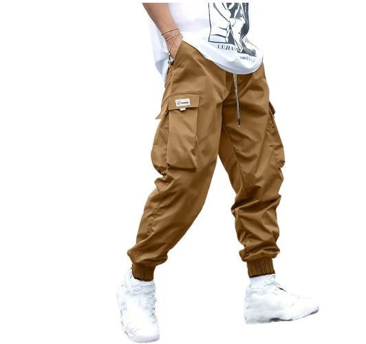 Dorian - Men's Cargo Joggers with Tapered Cuffs and Multi-Pocket Design
