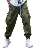 Dorian - Men's Cargo Joggers with Tapered Cuffs and Multi-Pocket Design