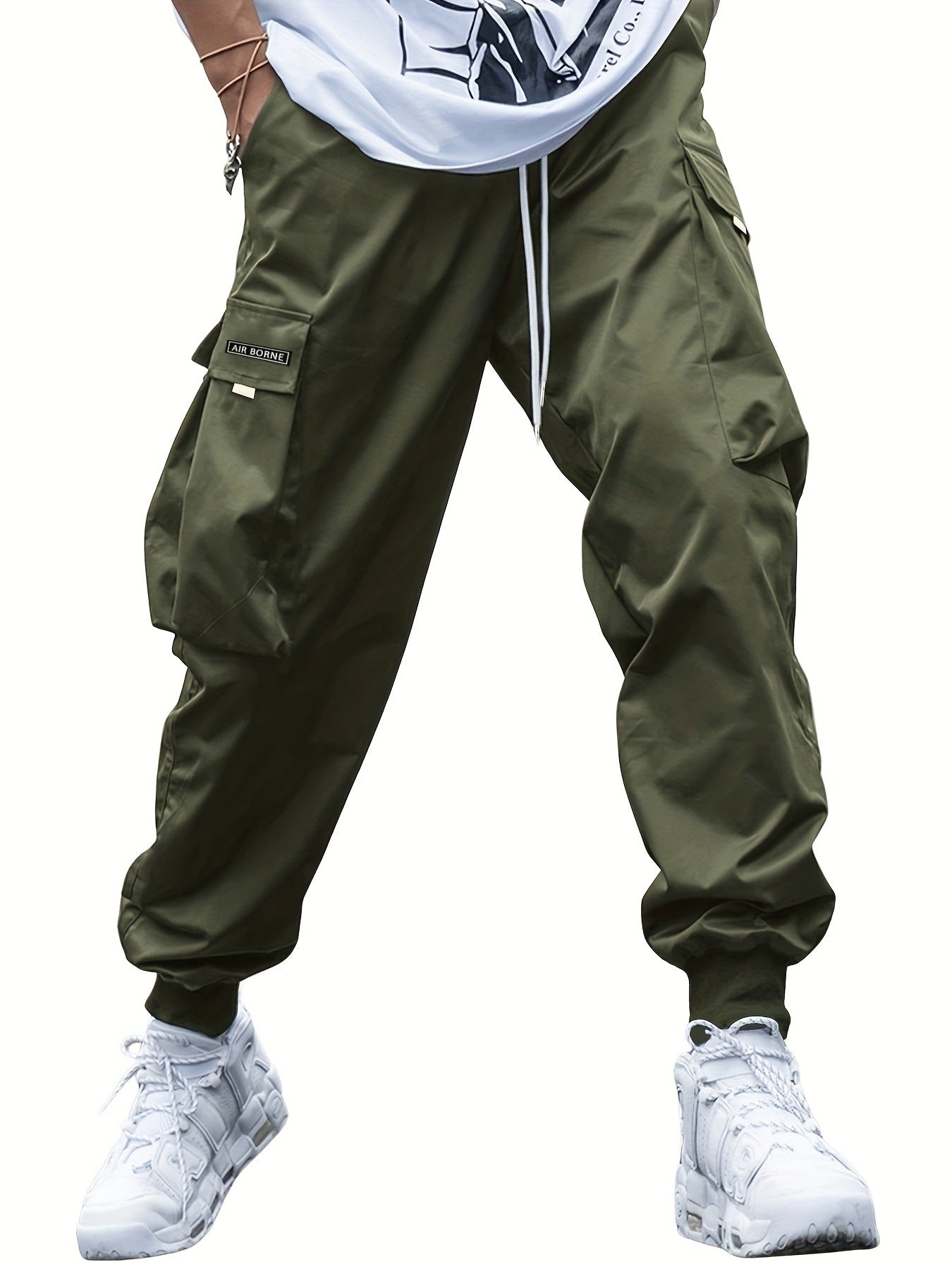 Dorian - Men's Cargo Joggers with Tapered Cuffs and Multi-Pocket Design