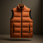 Dylan - Men's Quilted Puffer Vest with Zip Pockets