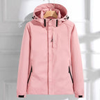 Elowen - Women's Zip-Front Hooded Rain Jacket