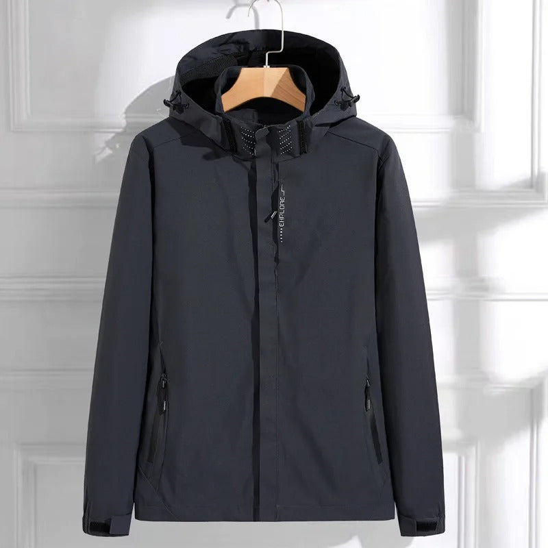 Elowen - Women's Zip-Front Hooded Rain Jacket
