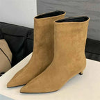 Elsie - Women's Pointed-Toe Ankle Boots