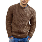 Finnegan - Men's Textured Crew Neck Pullover