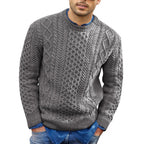 Finnegan - Men's Textured Crew Neck Pullover