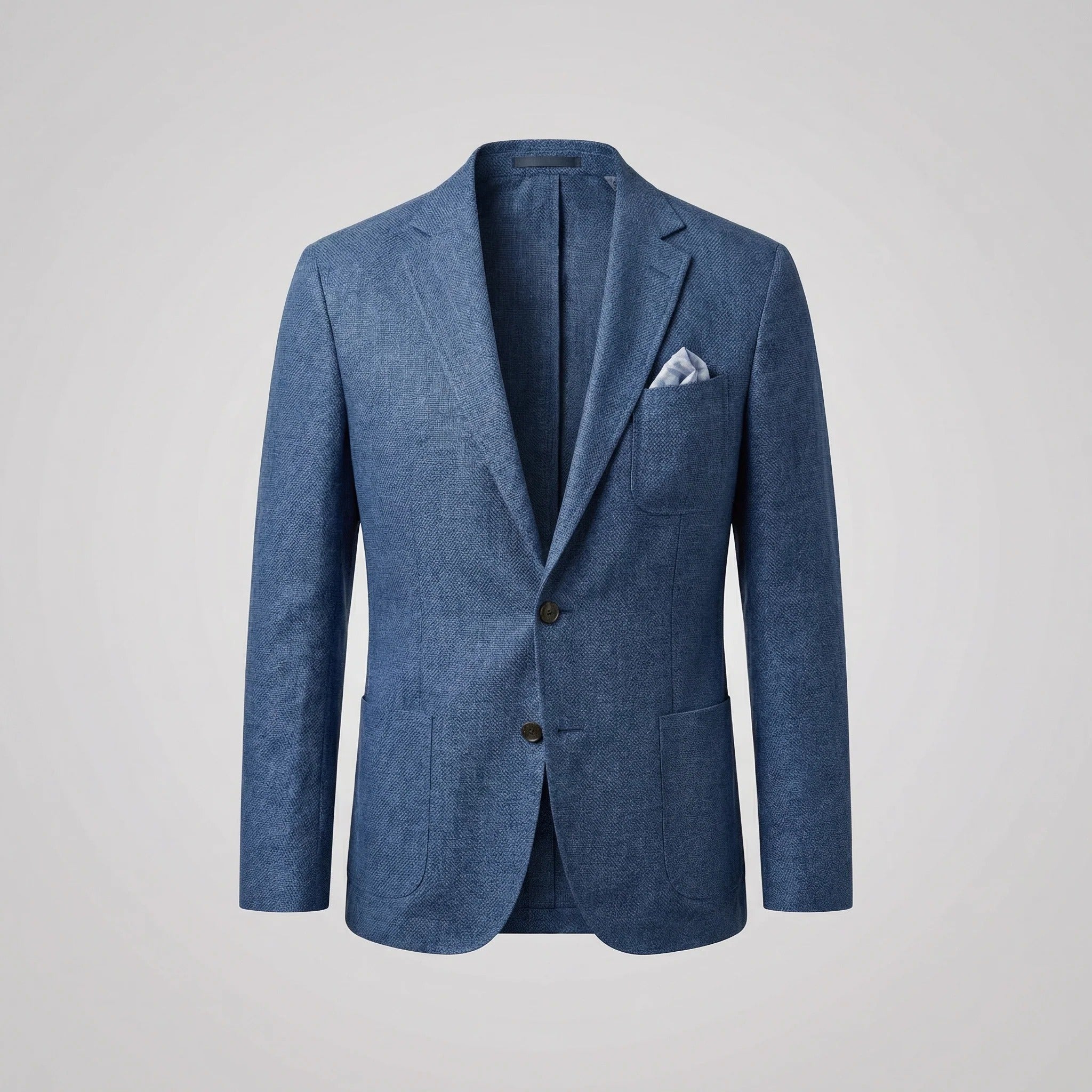 Garrison - Men's Linen Notch-Lapel Blazer