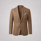 Garrison - Men's Linen Notch-Lapel Blazer