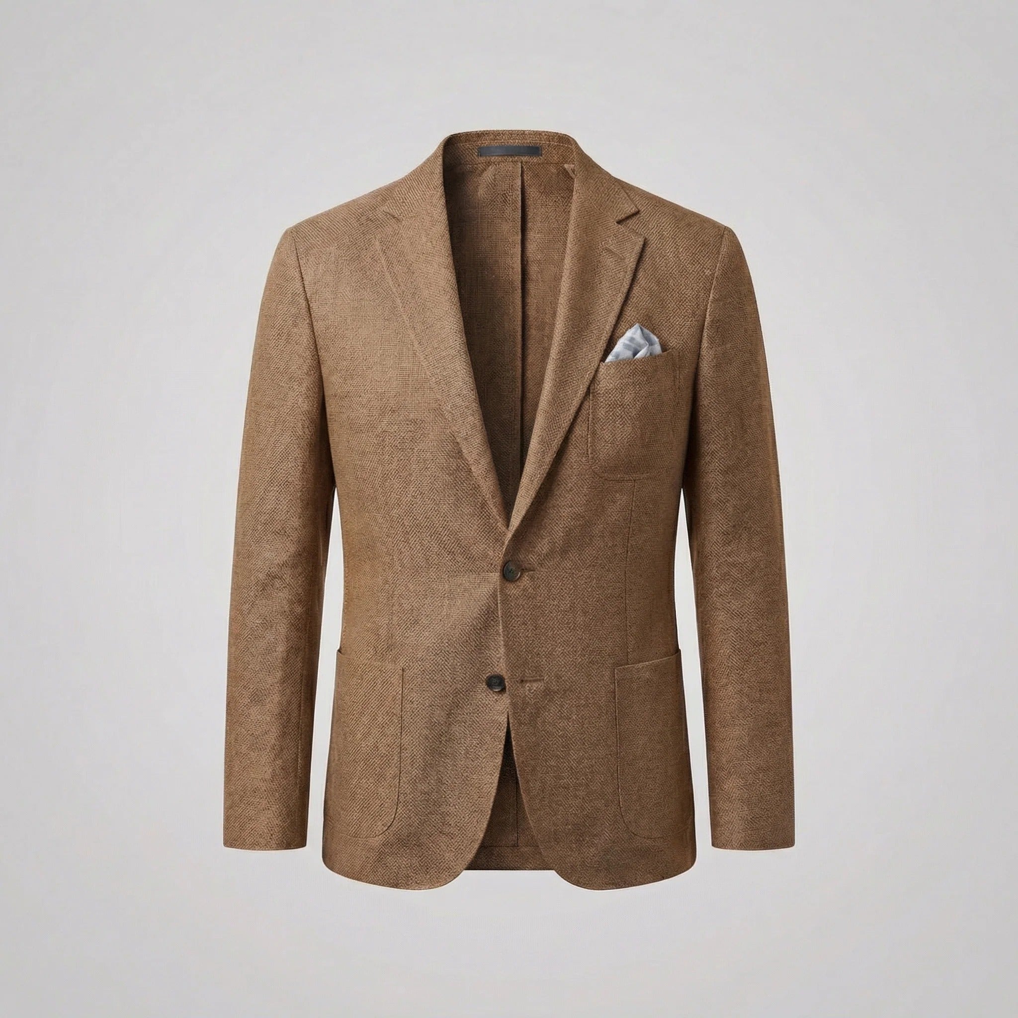 Garrison - Men's Linen Notch-Lapel Blazer