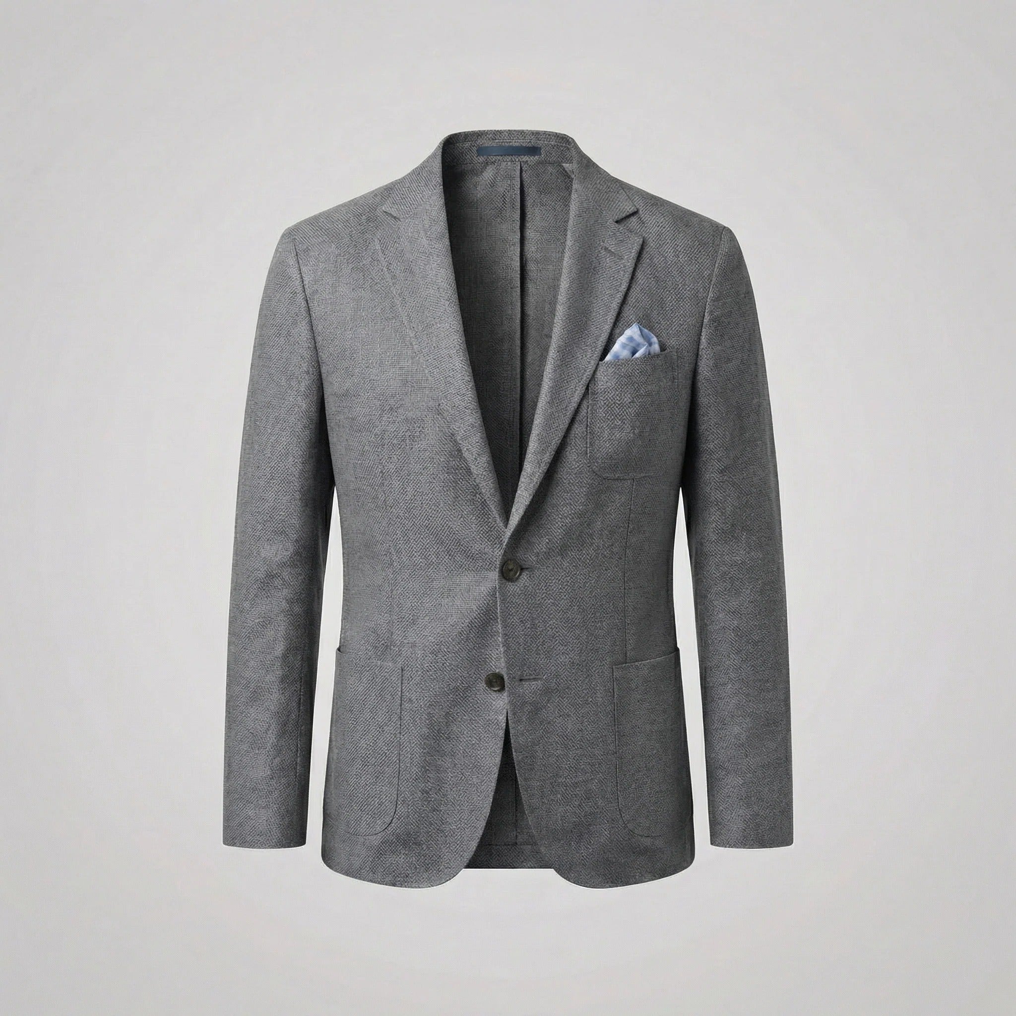 Garrison - Men's Linen Notch-Lapel Blazer