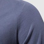 Gavin - Men's Crewneck Long-Sleeve Cotton Shirt