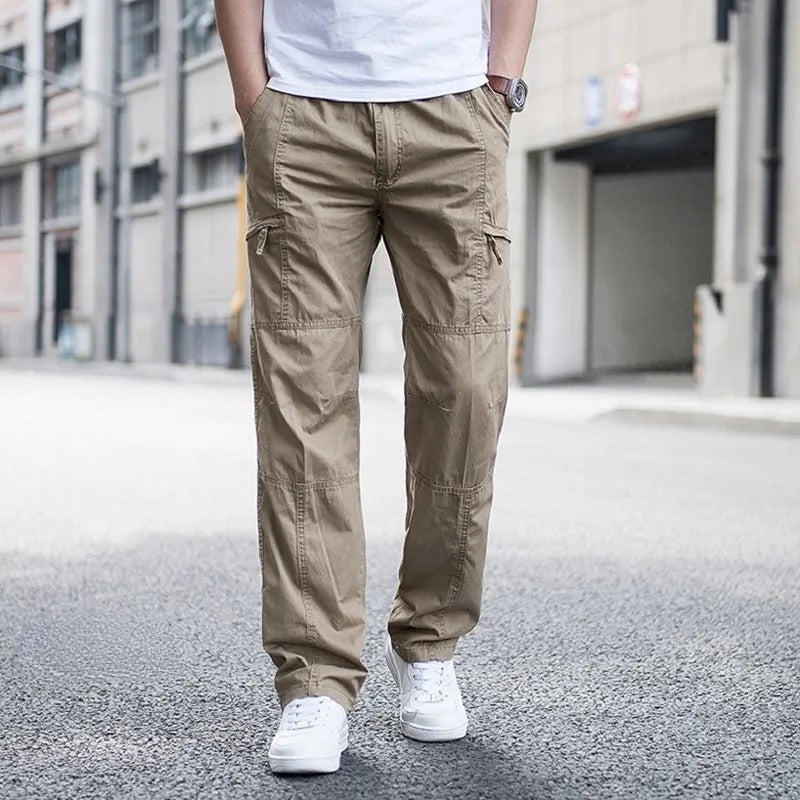 Griffin - Men's Relaxed-Fit Cargo Pants with Multi-Pocket Design