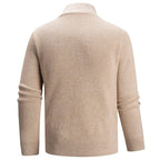 Hollis - Men's Ribbed Half-Zip Mock Neck Sweater