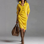June - Women's Ribbed Knit Sweater Dress 1