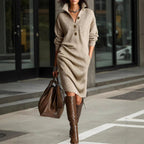 June - Women's Ribbed Knit Sweater Dress 4