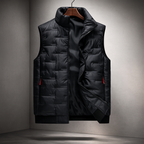 Kael - Men's Quilted Puffer Vest with Zip Pockets