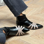 Kayla - Women's Pointed Geometric Ankle Boots