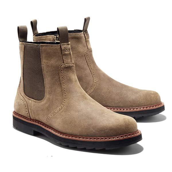 Kenzo - Men's Elastic-Sided Chelsea Boots with Lug Sole