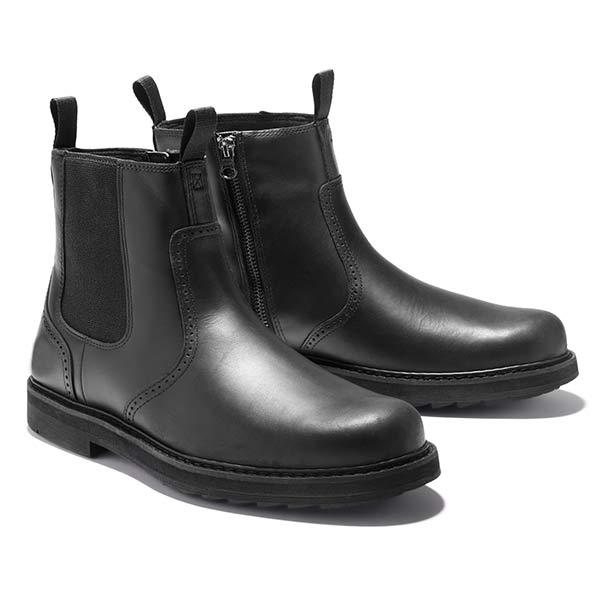 Kenzo - Men's Elastic-Sided Chelsea Boots with Lug Sole