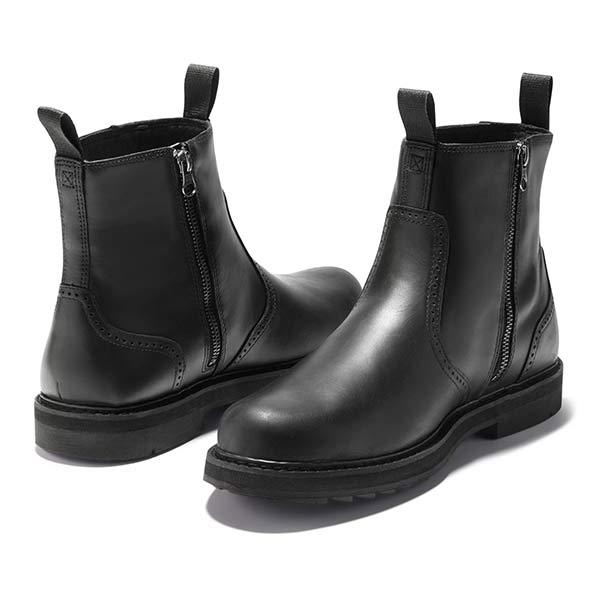 Kenzo - Men's Elastic-Sided Chelsea Boots with Lug Sole