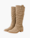 Kiara - Women's Knee-High Boots with Side Zip